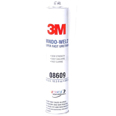 3M 08609 ซิลิโคนสำหรับติดกระจกรถ สีดำ มีกลิ่นน้อย แห้งตัวเร็ว ไม่เลอะเทอะ​ (3 เอ็ม) ซิลิโคนกระจกรถ ซ