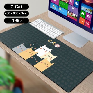 ส่งฟรี! แผ่นรองเม้าส์ยาวใหญ่ สาย Gamer แผ่นปูโต๊ะลายการ์ตูน