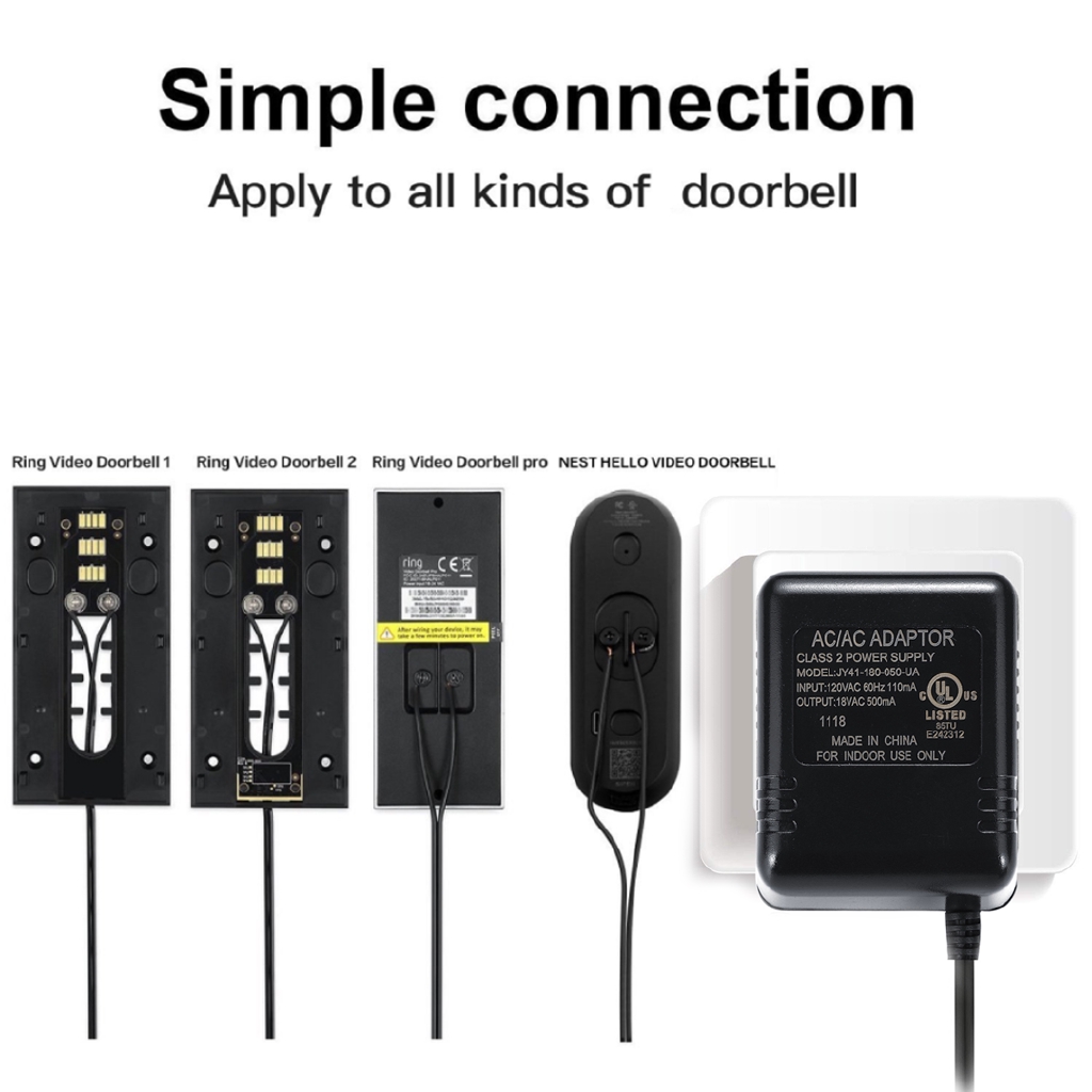 ring doorbell 2 power supply