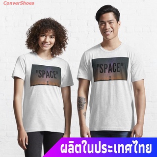 เสื้อยืดยอดนิยม "SPACE" Essential T-Shirt Sports T-shirt