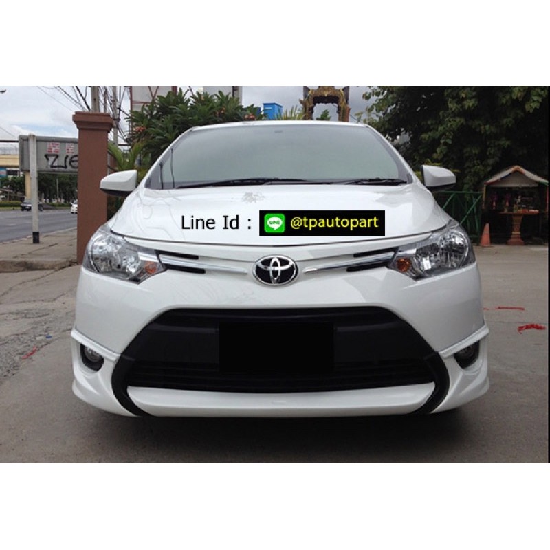 ชุดเเต่งรถ ชุดเเต่งรถยนต์ ชุดแต่งวีออส Toyota Vios 2013 2014 2015 2016 VISA สเกิร์ตรอบคัน จาก Tp-Aut