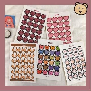 สติกเกอร์ลายการ์ตูนน่ารัก สำหรับตกแต่ง
