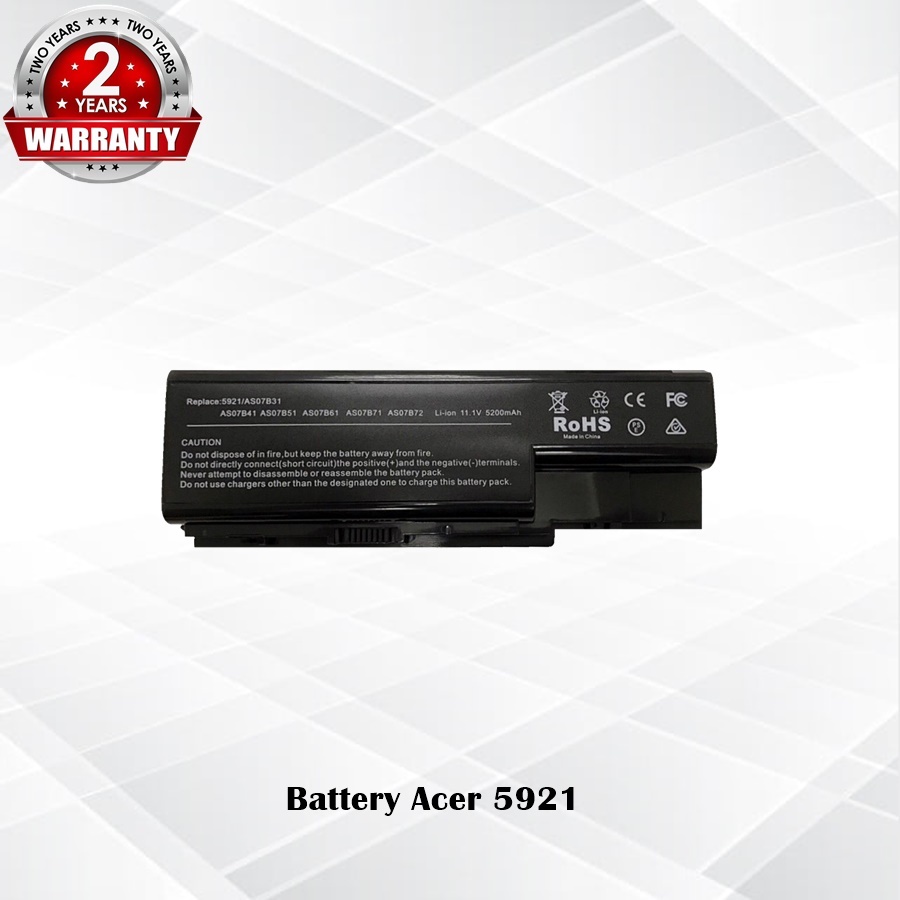 Battery Acer AS07B31 / แบตเตอรี่โน๊ตบุ๊ค รุ่น 5739 5910 5920 5921 5922 5930 6920 6930 6935 7320 (OEM) *รับประกัน 2 ปี*