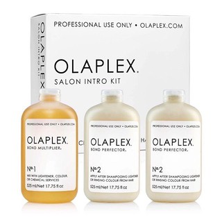 Olaplex Professional Salon Kit สำหรับร้านทำผม No.1(1ขวด), No.2 (2 ขวด)