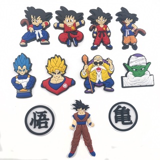 รองเท้าลายการ์ตูน Dragon Ball สําหรับผู้ใหญ่และเด็ก Jibbitz