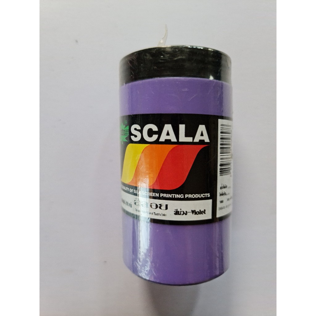 Scala สีสกรีนเสื้อ สีลอย ขนาด 0.2kg ( Cloth Painting , Screening 's Colour ) (1 ขวด)