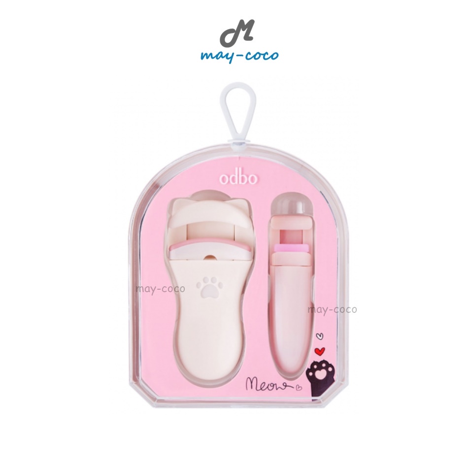 ถูก/แท้/มีไลฟ์ (1 แพคเกจมี 2 ชิ้นตามรูป) ที่ดัดขนตา ODBO Meow Meow Lash Curler Set ดัดขนตา ขนตางอน ขนตาเด้ง