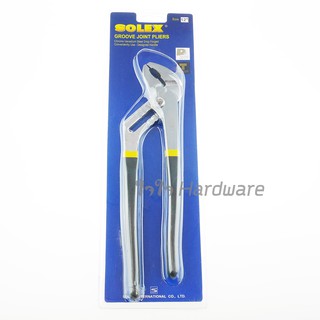 SOLEX คีมคอม้า (คีมปากขยาย) ขนาด 12 นิ้ว Groove Joint Pliers โซเล็กซ์