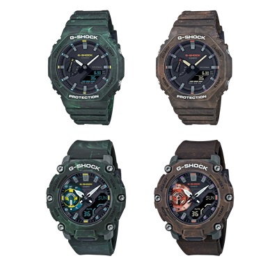 G-Shock Mystic Forest Series ของแท้ใหม่100% GA-2100FR-3A,GA-2100FR-5A,GA-2200MFR-3A,GA-2200MFR-5A