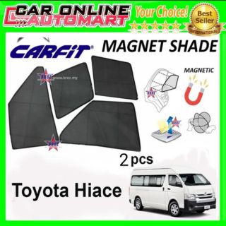 Carfit ม่านบังแดดแม่เหล็ก OEM สําหรับ Toyota Hiace (2 ชิ้น)