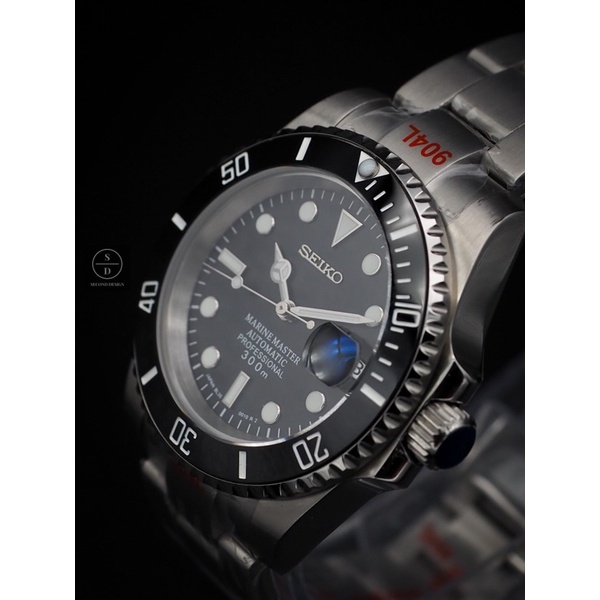 Seiko Mod Modern Black Marine Master / Submariner 🇯🇵