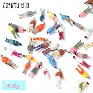 Mukie shop DIY คนจิ๋ว โมเดล คน 1:100 ส่วน แพ็ค 10 ชิ้น DIYเครื่องประดับ