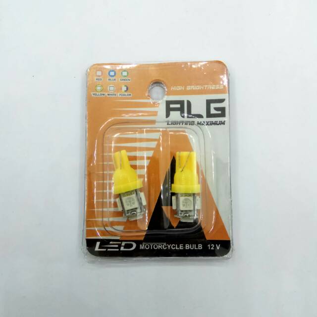 ไฟเลี้ยว led T10 สีเหลือง