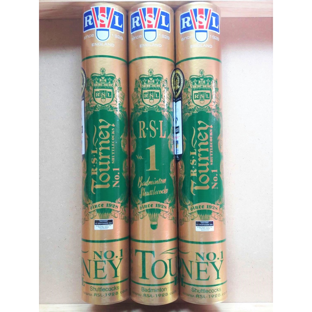 ลูกแบดมินตัน RSL Tourney Gold No.1 (Pack 3 หลอด)