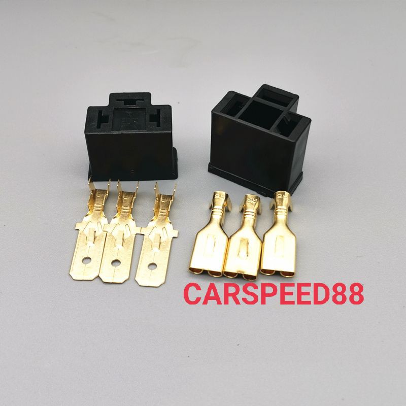 รถ H4 ซ็อกเก็ตหลอดไฟ CONNECTOR ชาย/หญิงชุดไม่ลวด