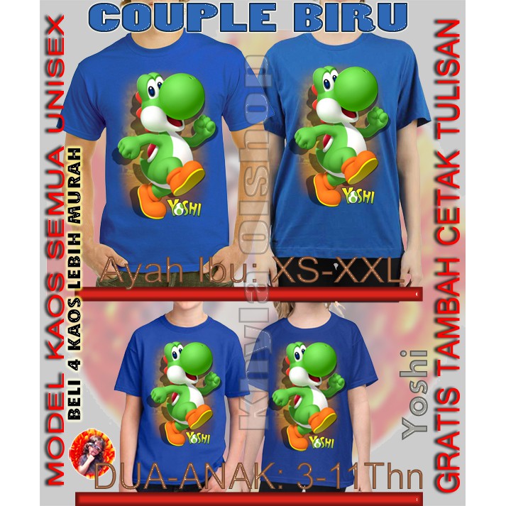 Yoshi Father And Daughter ชุดเสื้อครอบครัวสําหรับครอบครัว - yafi_kekey ...