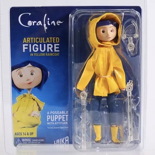 NECA Coraline in Yellow Raincoat