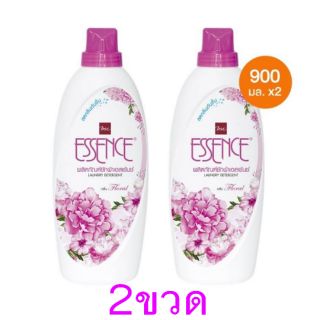 ESSENCE น้ำยาซักผ้า เอสเซ้นซ์ กลิ่น Floral ( สีชมพู ) 900 มล. X 2 ขวด หอมมาก ใช้แล้วจะชอบ