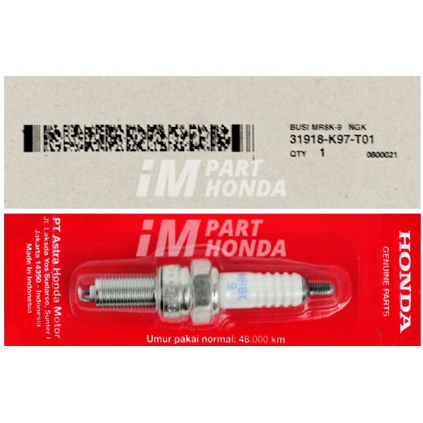 31918-K97-T01 NGK MR8K-9 ADV PCX 150 LED K97 PCX 150 HYBRID READYY SPARK PLUG