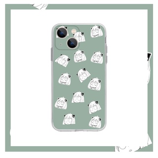 Jolly YOUTH Spy X Family เคสโทรศัพท์มือถือแบบนิ่ม TPU ใส กันรอยกล้อง ลายการ์ตูนอนิเมะมังงะน่ารัก สําหรับ iPhone 13 11 12 Pro Max