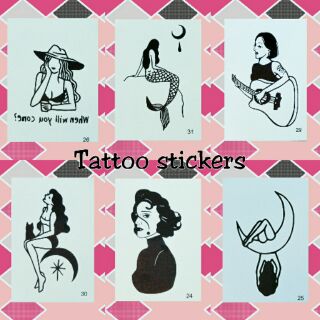 สติ๊กเกอร์รอยสักชั่วคราว✳ลาย21-40✳ Tattoo stickers