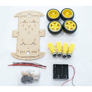 Smart Car Chassis 4wd car kit set @ AIC ผู้นำด้านอุปกรณ์ทางวิศวกรรม