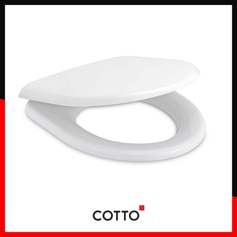 ฝารองนั่งชักโครก Cotto ทรงรีแท้ถูกกว่าที่อื่น รุ่น C91251 Soft Close ฝารองนั่ง ฝารองนั่งชักโครก