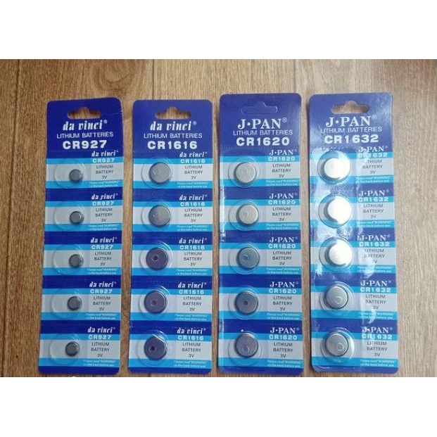 ส่งจากไทย 2แผง CR927 CR1616 CR1620 CR1632 Lithium BATTERIES 3V CR 927 1616 1620 1632 ถ่านกระดุม Batt