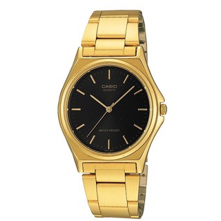 Casio นาฬิกาข้อมือ ผู้ชาย สายสเตนเลสสตีล รุ่น MTP-1130N-1A_CMG (
Black/Gold )