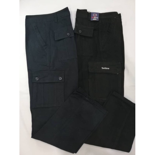 6 POCKET WORK PANTS CARGO PANTS สําหรับทํางานผ้านุ่ม 6 กระเป๋า WORK PANTS