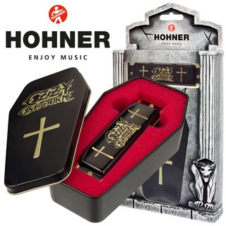 Hohner ฮาร์โมนิก้า Ozzy Osbourne Signature ขนาด 10 ช่อง คีย์ C + ฟรีกล่องเก็บรักษา Limited Edition ** Made in Germany **