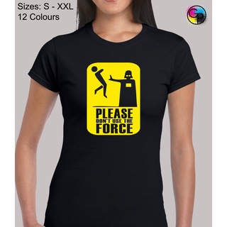 เสื้อยืด พิมพ์ลายภาพยนตร์ The Force Sci Fi สําหรับผู้หญิงS-5XL