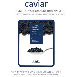 Pretty : Skin Total Solution Caviar Essential Sheet Mask