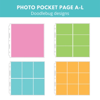 Doodlebug Page Protectors 12"X12" 10/Pkg