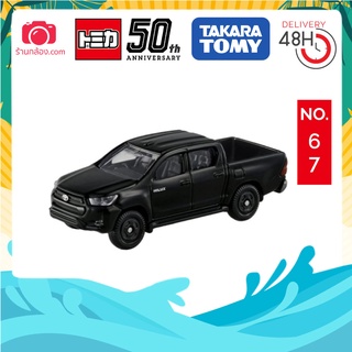 Tomica No.67 รถกระบะ รถ Toyota Hilux Scale 1/70 สีดำ โมเดลรถยนต์ โตโยต้า ไฮลักซ์ กล่องซีล แท้นำเข้าจากญี่ปุ่น