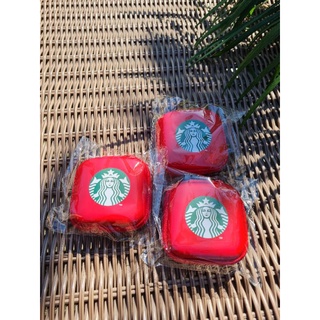 Starbucksเคสใส่หูฟังสีแดง