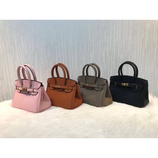 กระเป๋าถือ BIRKIN 20 CM ( Togo PU Leather ) อะไหล่ทอง กระเป๋าสะพาย กระเป๋าแฟชั่นพรีเมียม งานเนียบ งานหรู ใช้งานได้ทุกวัน