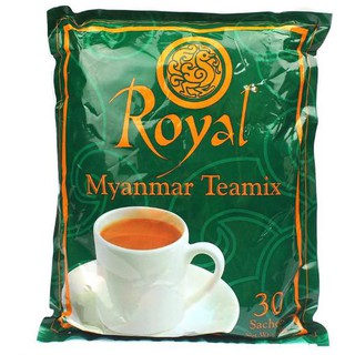 ชาพม่า Royal Myanmar tea mix ชานมพม่า 3in1 (แพ็ค 30 ซอง) หมดอายุ 4/2025