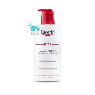 Eucerin pH5 Skin-Protection WASH LOTION ยูเซอรีน โลชั่นอาบน้ำถนอมผิว สูตรอ่อนโยน