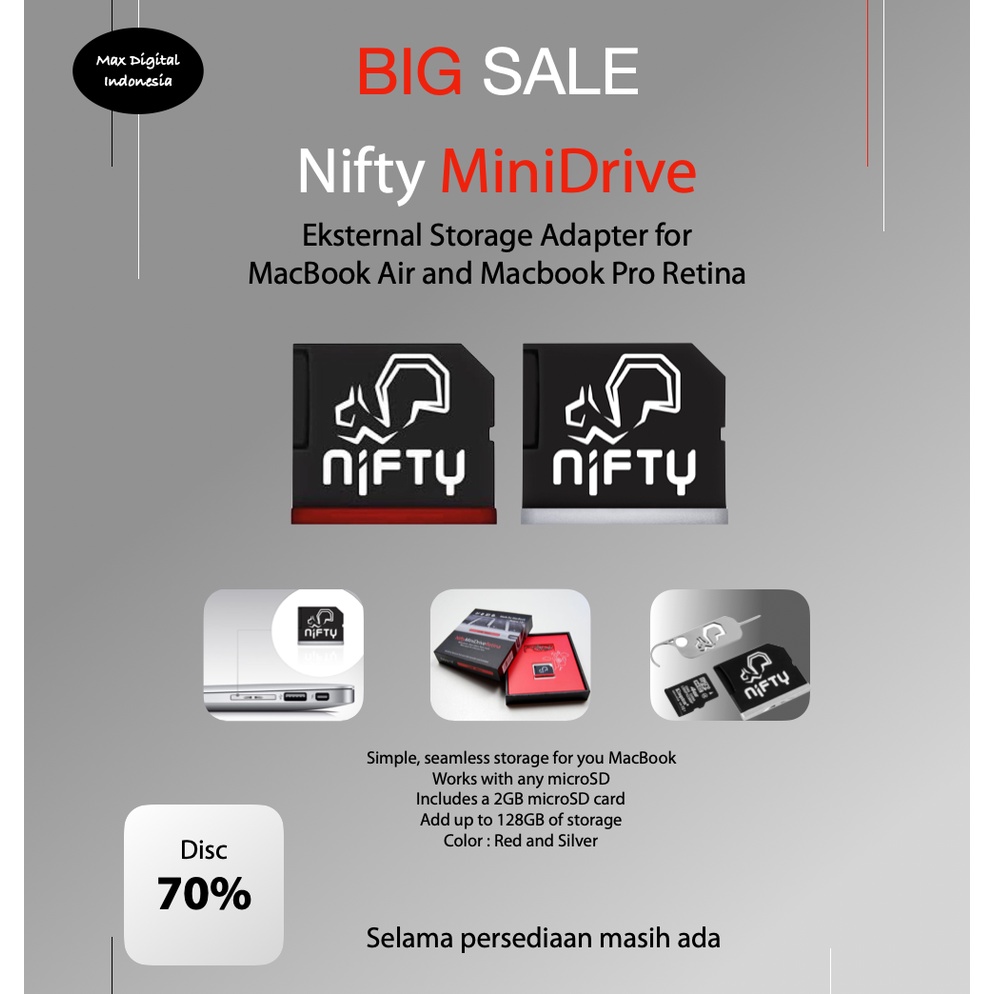 Nifty Mini Drive สําหรับ MacBook Pro Retina