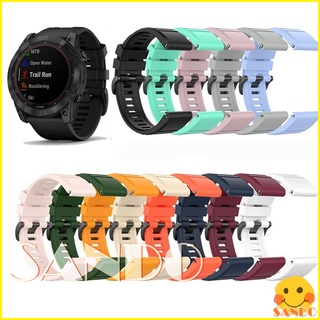 สาย Garmin Fenix 7/7X สมาร์ทวอทช์ สายซิลิโคนอ่อนนุ่ม Garmin Fenix 7series สายรัดข้อมือสมาร์ทวอทช์ เปลี่ยนได้ สายรัดข้อมือ สายรัดข้อมือ อุปกรณ์เสริม