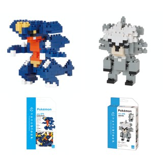 ของแท้จากญี่ปุ่น🧡 Kawada NBPM 075 GABURIAS/ 076 DAKUMA Nanoblock Pokemon นาโนบล็อคโปเกม่อน