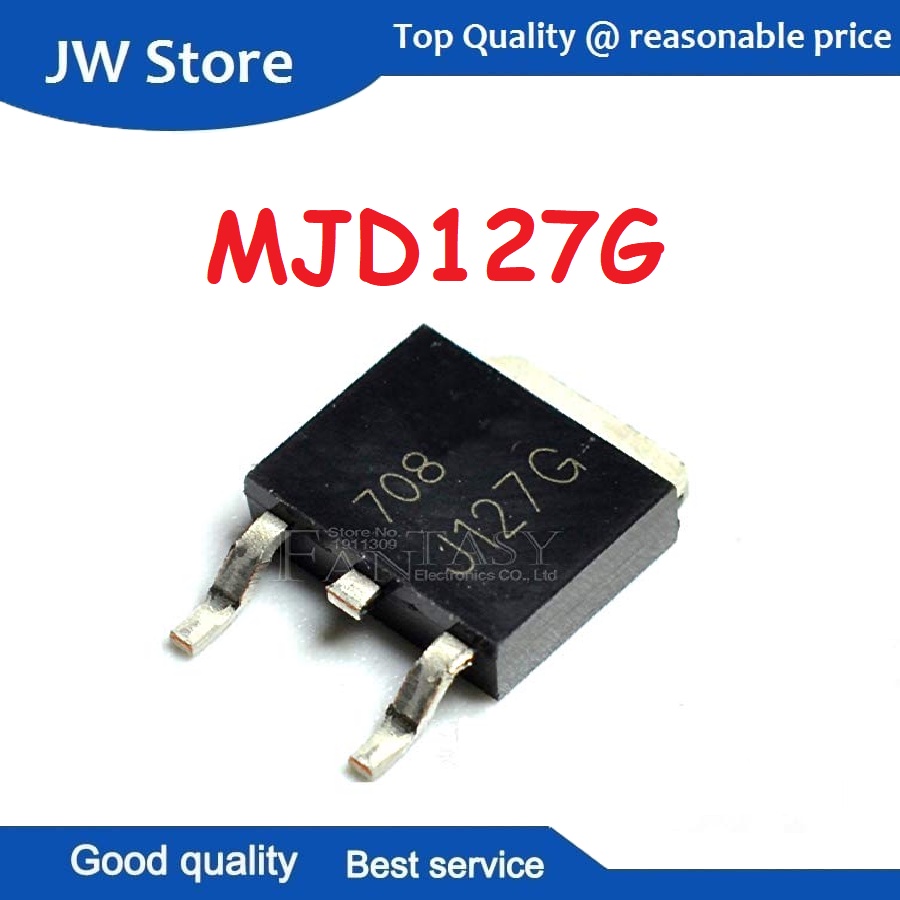 MJD127G MJD127T4G J127G TIP127 100V PNP TO-252 SMD