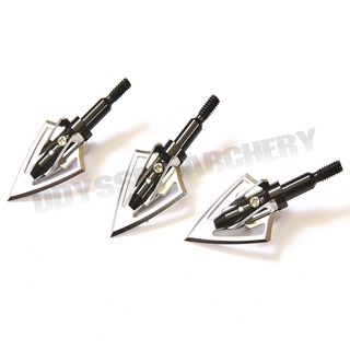 100 Grains Arrow Points Compound Bow Archery Accessories Arrowhead Stainless Alloy 6 Fixed Sharp Blades Head