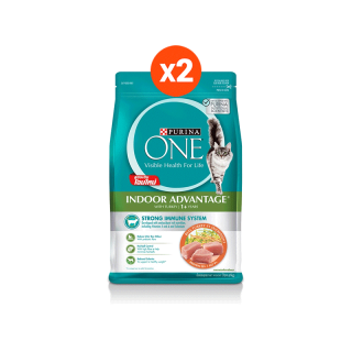 [โค้ด7XMNENW4 ลด100] Purina One อาหารแมว เพียวริน่า วัน อาหารเม็ด ขนาด 2.7กก. x2 ถุง