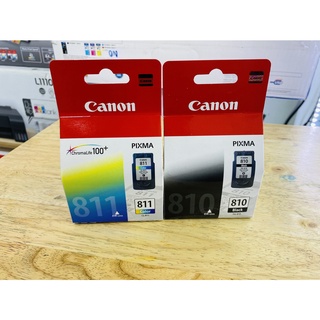 ตลับหมึกแท้ CANON 810BK 811CL (ของแท้100%)