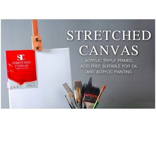 เฟรมผ้าใบสำเร็จรูป เฟรมผ้าใบ (Canvas) ผ้าใบหนา 280 gsm (ขนาด 40*50 ซม.) - ST