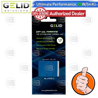 [CoolBlasterThai] Gelid GP-ULTIMATE Thermal Pad (2 PCS) 120x20 mm./1.0 mm./15.0 W/mK (TP-VP04-R-B)