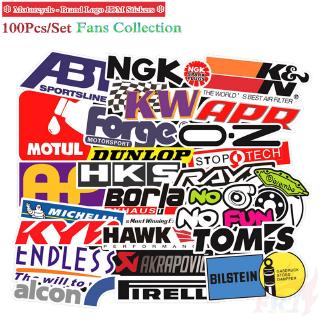 100Pcs/Set ❉ Motorcycle - Brand Logo JDM Series A สติ๊กเกอร์ ❉ Racing Moto ：Fans Collection DIY Mixed Doodle สติ๊กเกอร์