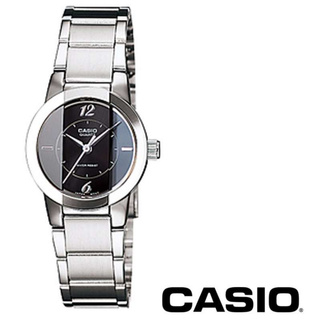 Casioรุ่น LTP1230D1CDFนาฬิกาข้อมือผู้หญิง สายแสตนเลส หน้าปัดกลม ดีไซน์กระจกตัด ประกันศูนย์ 1 ปีเต็ม (เก็บเงินปลายทางได้)